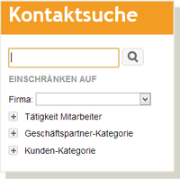 screen Kontaktsuche